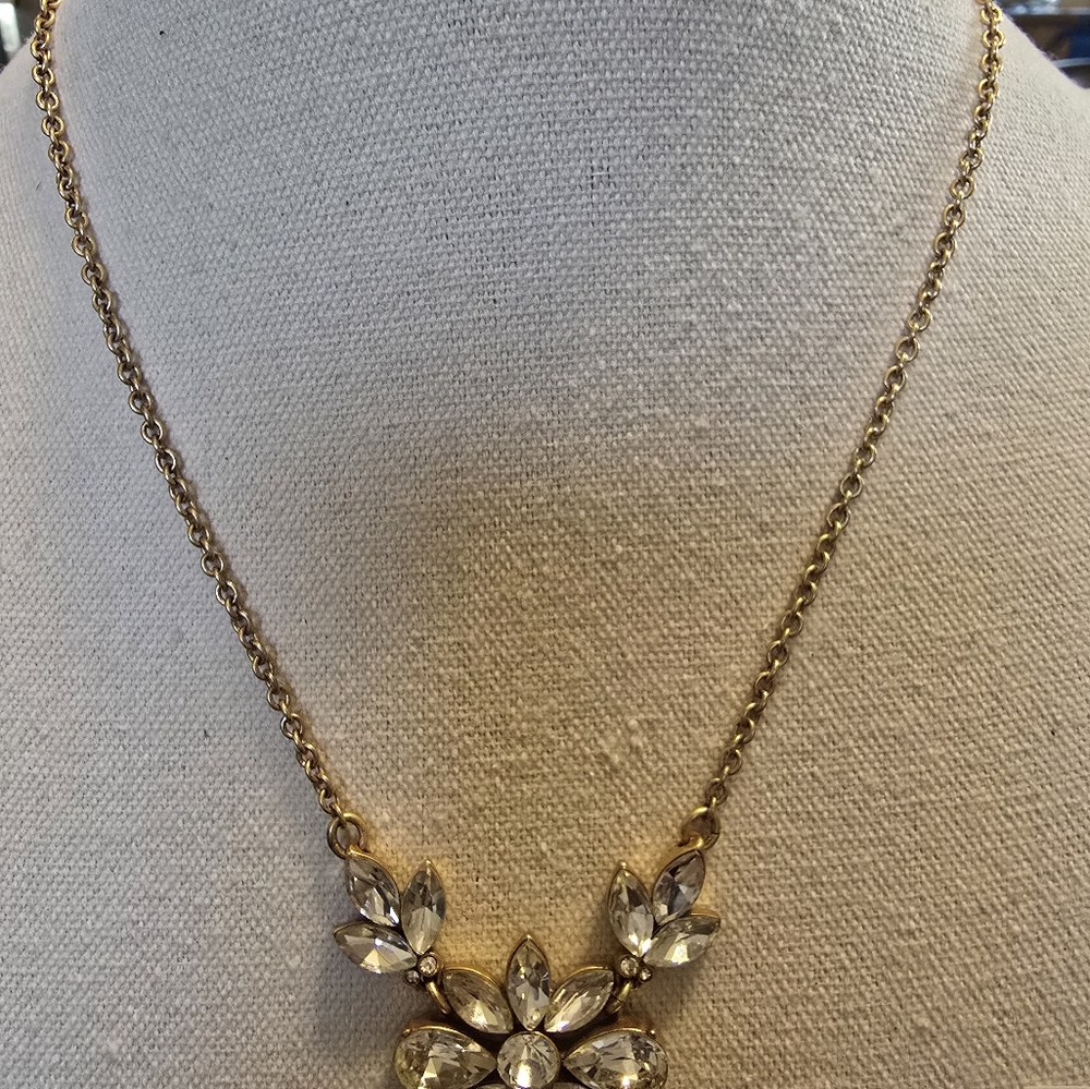 J.Crew Rhinestone Statement Neclace - Picture 3 of 7